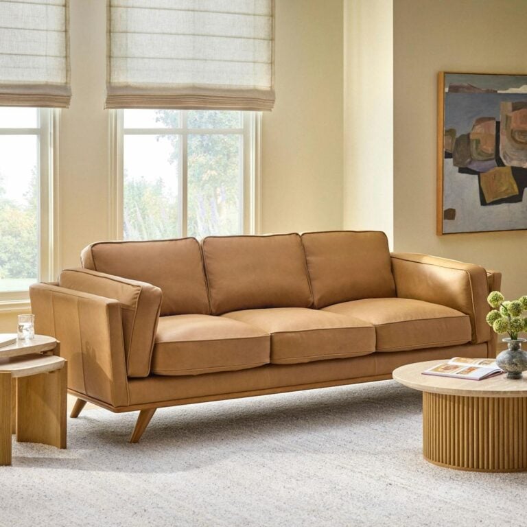 Leather Sofas and Sectionals in the Article Furniture Collection
